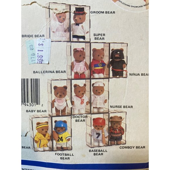 Vintage 1980s "Bear It In Mind" Showcase Series Groom Bear - Picture 11 of 12